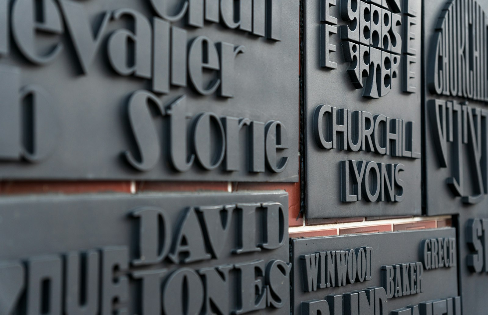 Founding member recognition wall